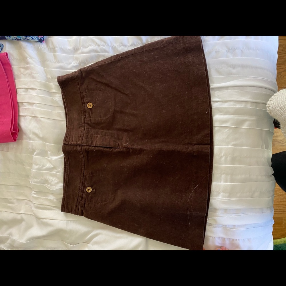 Vintage Lilly Pulitzer Mini Corduroy Skirt